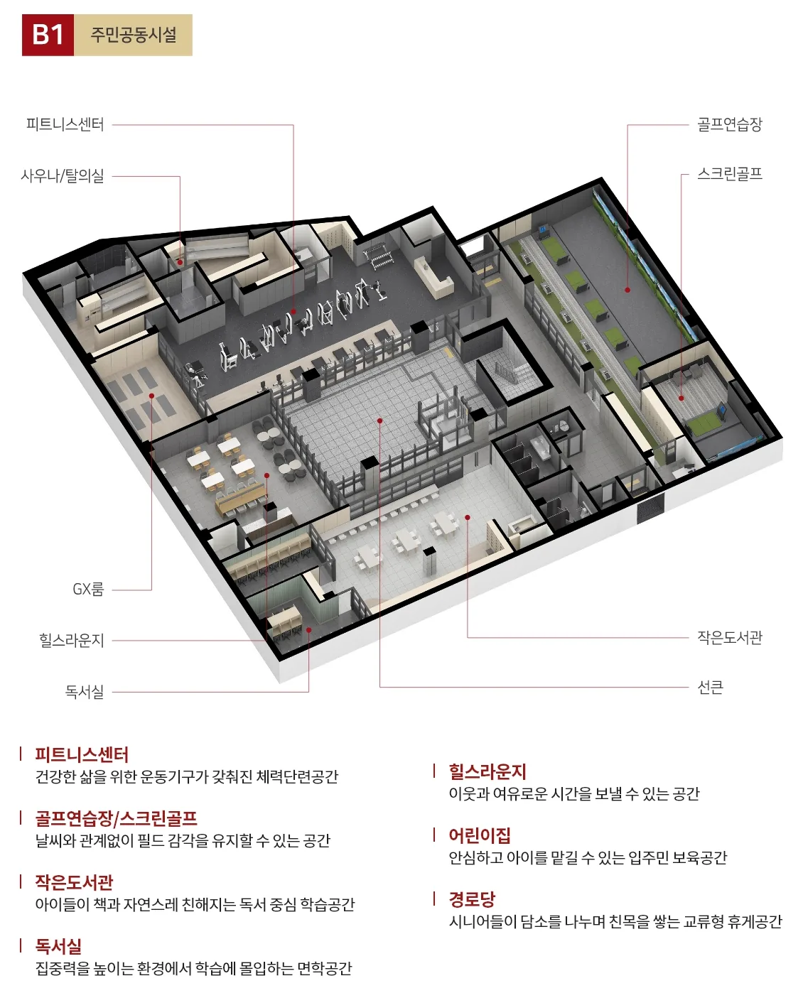 힐스테이트 시흥더클래스 커뮤니티 - 